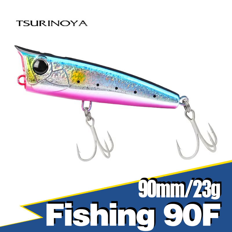 Fishing Lure Popper - TSURINOYA 90Mm 23G Topwater Popper Mồi