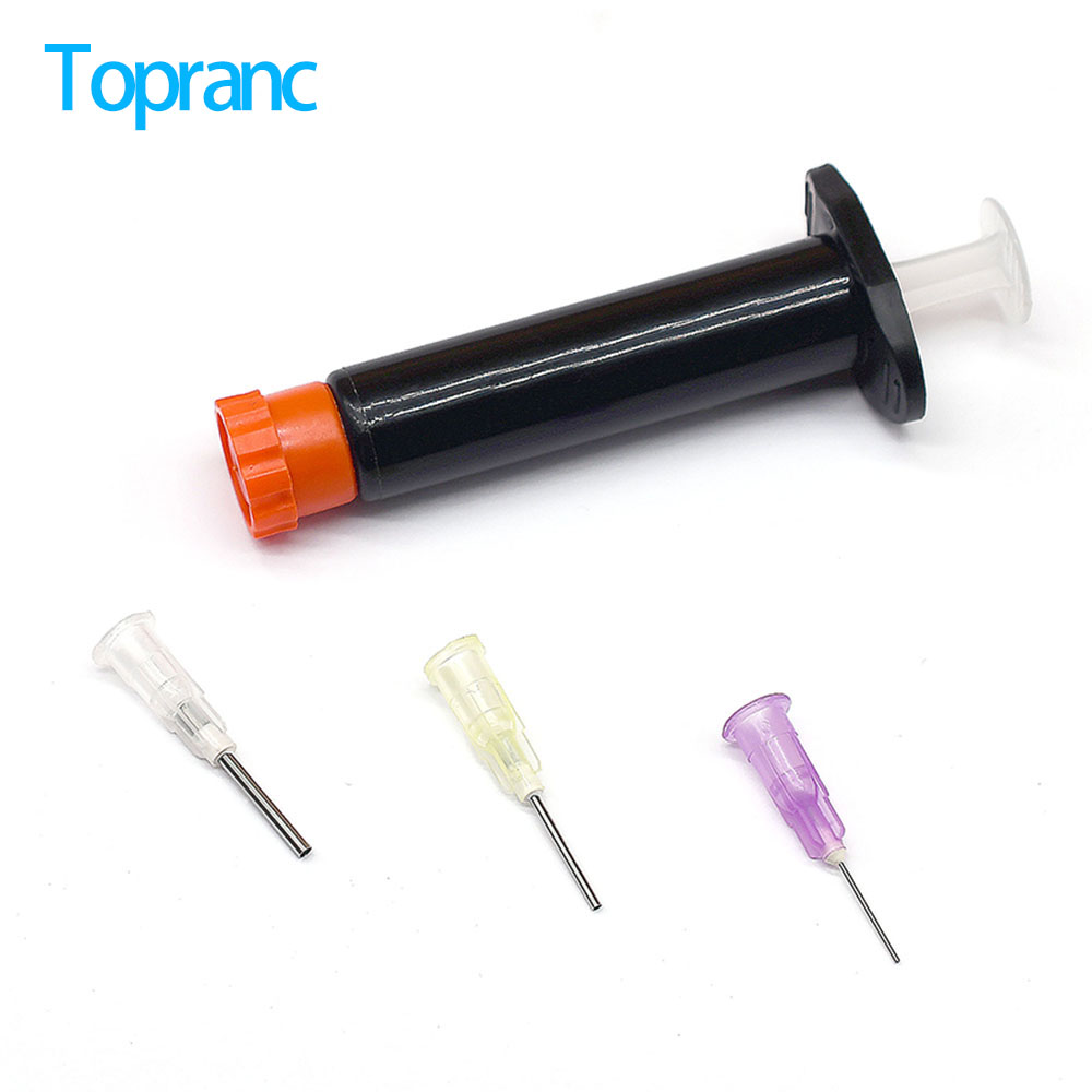 Fishing Lure Kit - 2Sets Black UV Resin Dispensing Syringe
