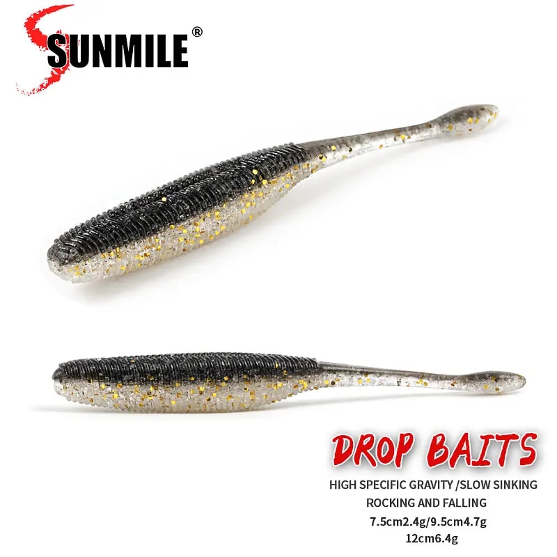 Fishing Lure Swimbait - SUNMILE Fishing Lures Drop Soft Baits