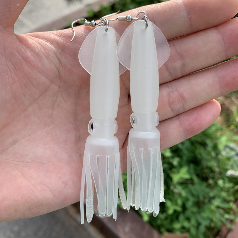 Noctilucence/Màu Sắc Ống Mực M - đánh giá và giá Fishing Lure Soft Plastic