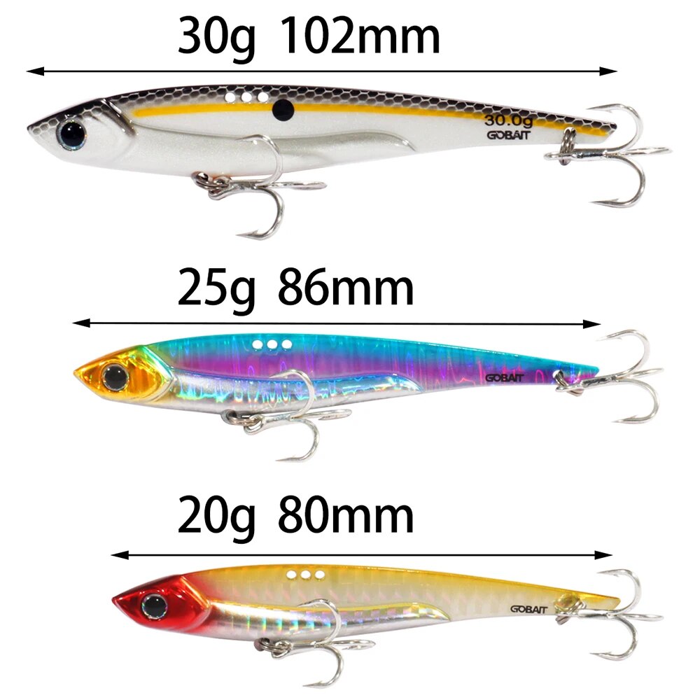 GOBAIT VIB Fishing Lure 20g 25 - đánh giá và giá Fishing Lure Blade Bait