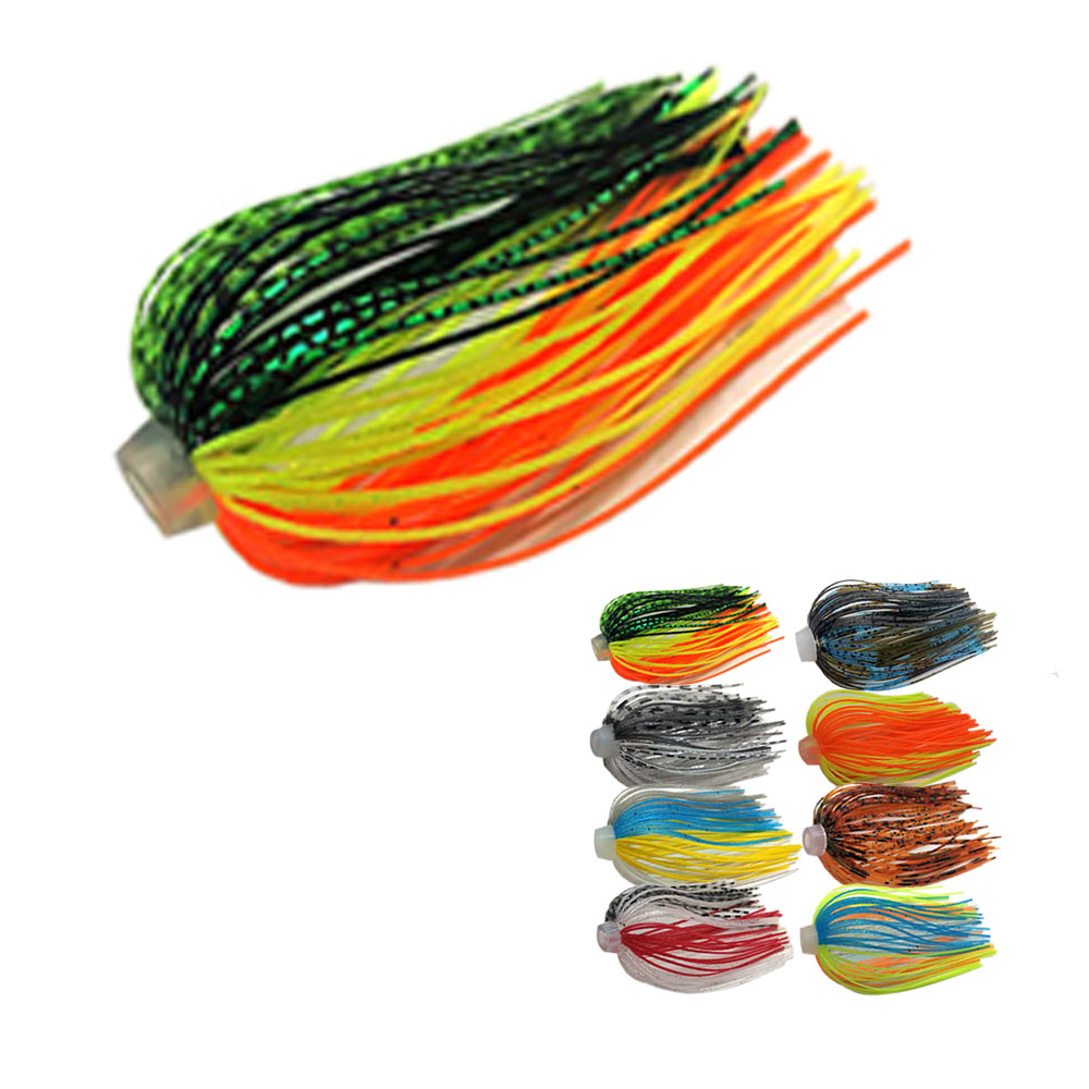 5 pcs/lot 88 Strands 64mm Sili - đánh giá và giá Fishing Lure Buzzbait