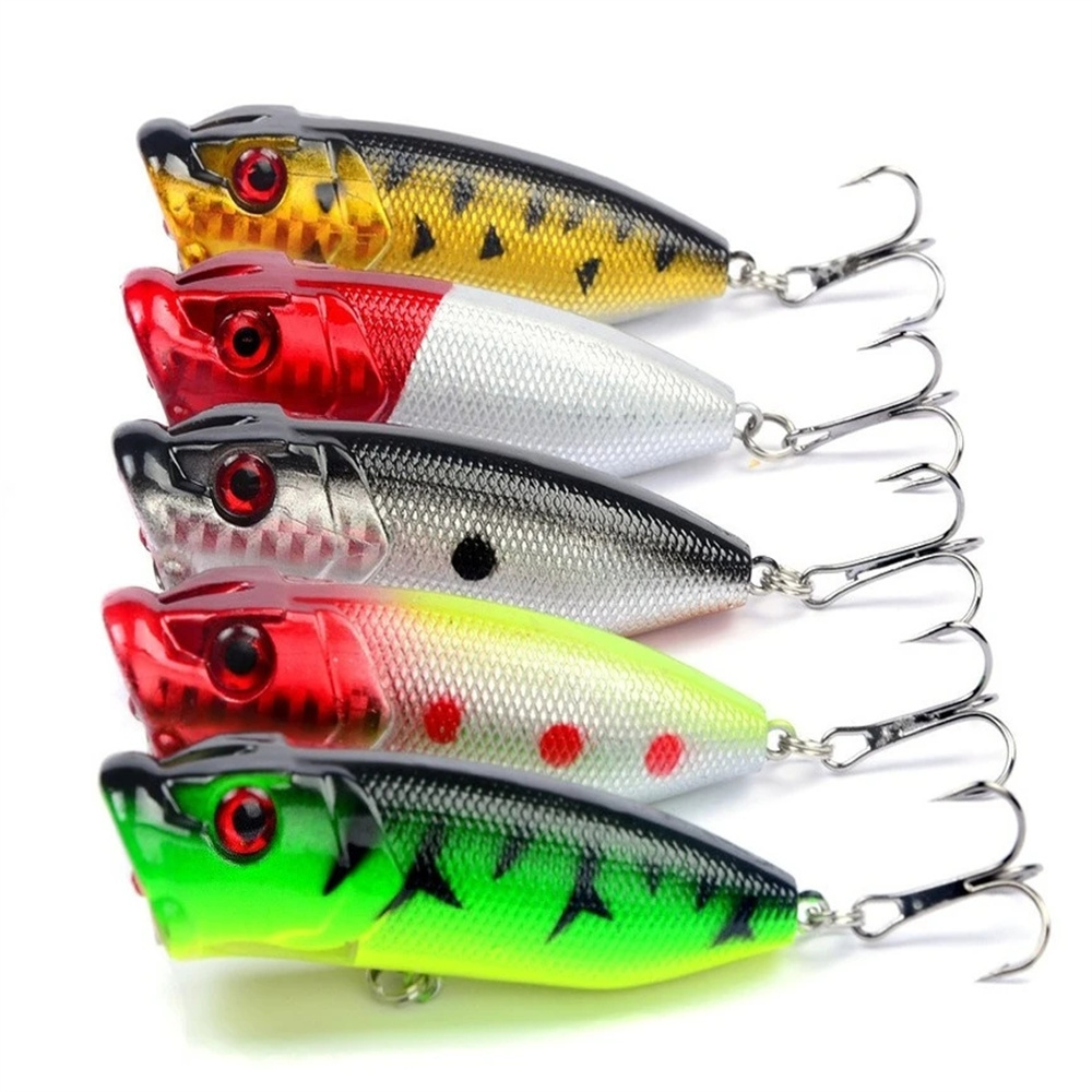 5Pcs Popper Fishing Lures 3d E - đánh giá và giá Fishing Lure Popper
