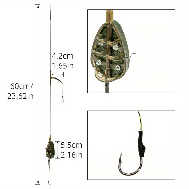 1pc Carp Fishing Feeder Kit Fe - đánh giá và giá Fishing Lure Kit