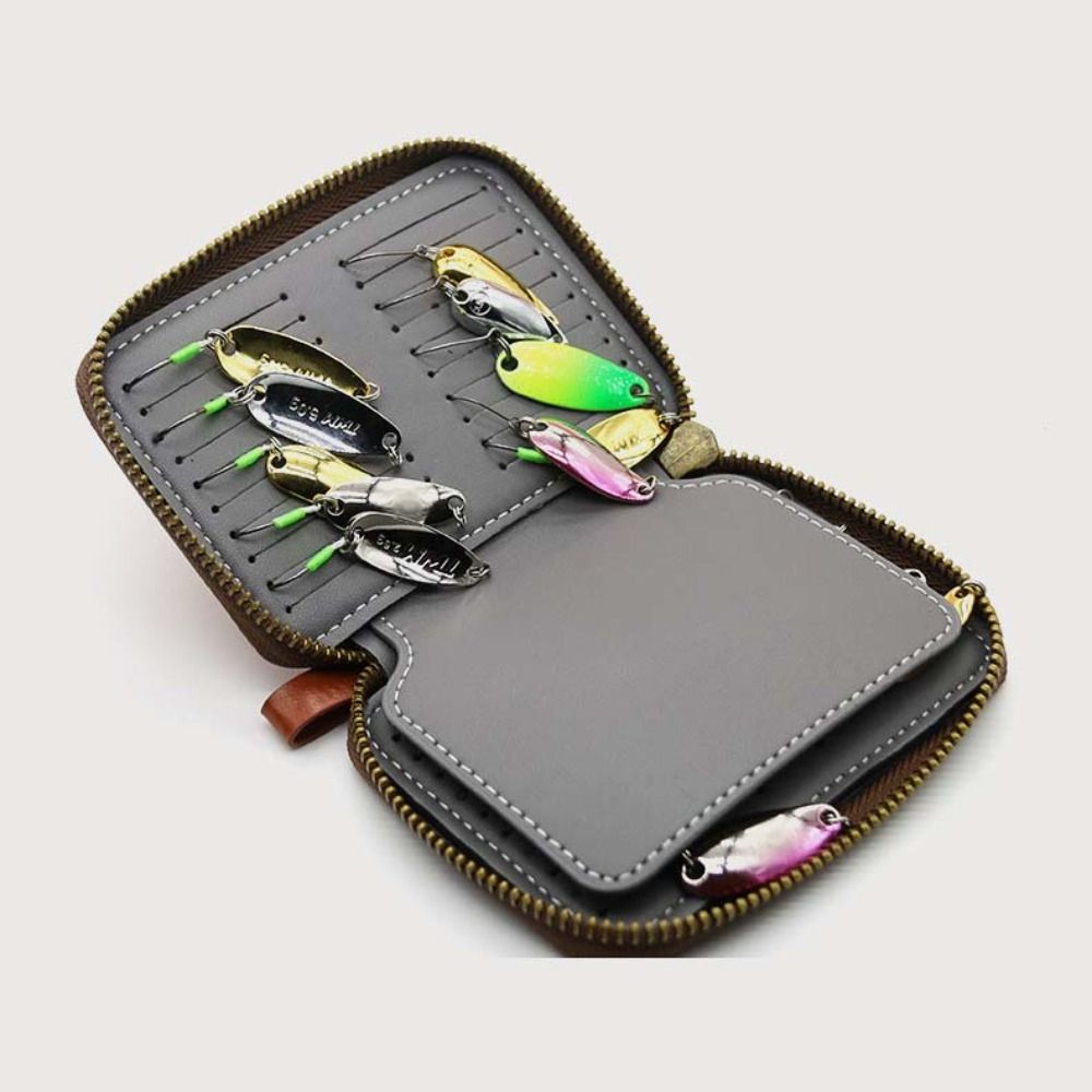 PU Leather Lure Wallet Bag Lur - đánh giá và giá Fishing Lure Spinner