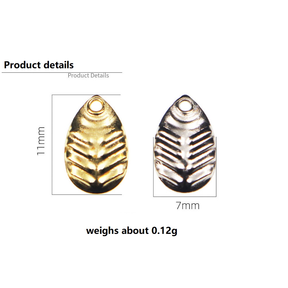 50 Cái/lốc Tự Làm Câu Cá Spinn - đánh giá và giá Fishing Lure Accessories