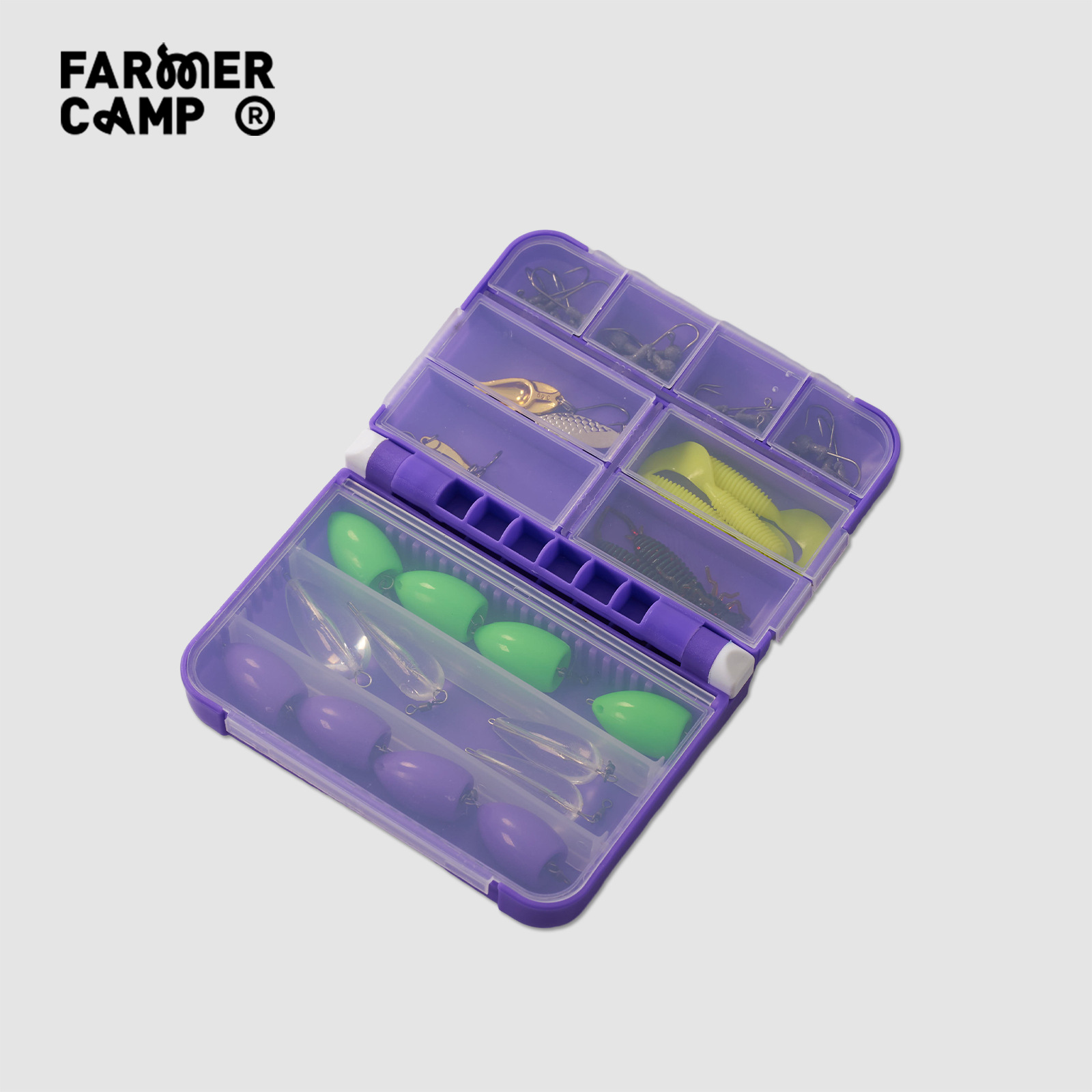 Portable Double Layer Fishing  - đánh giá và giá Fishing Lure Spoon