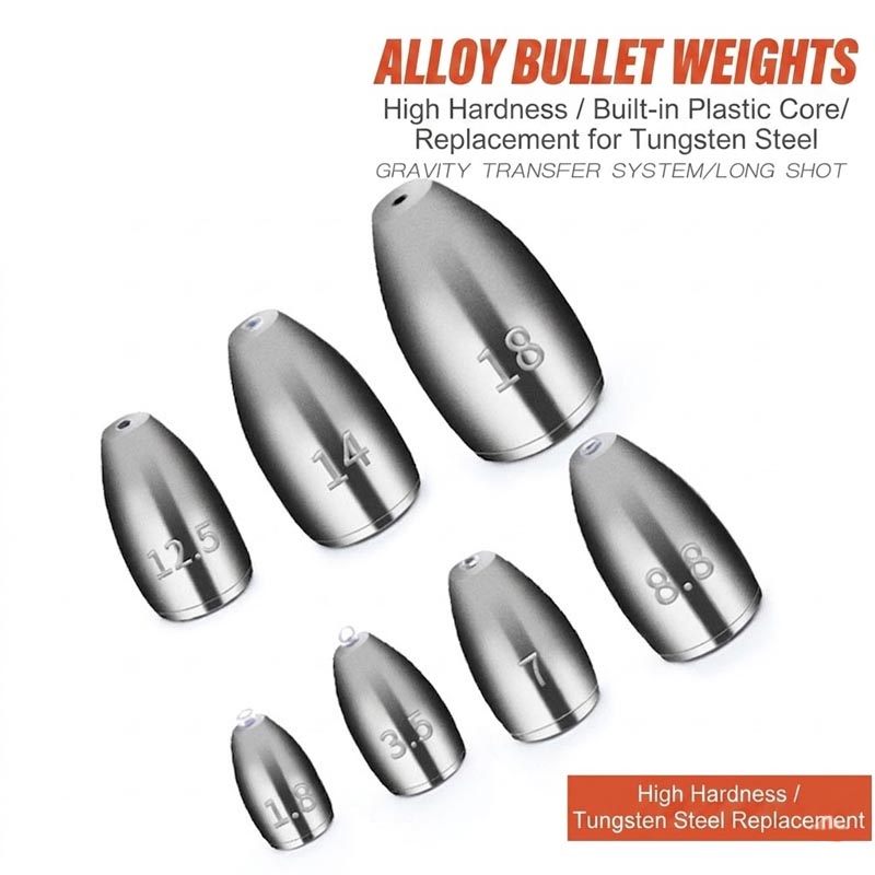 Lead-Free Alloy Bullet Weights - đánh giá và giá Fishing Lure Making Kit
