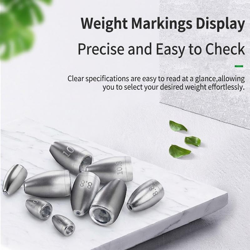 Lead-Free Alloy Bullet Weights - đánh giá và giá Fishing Lure Making Kit