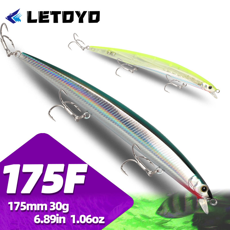 LETOYO 175mm 30g Fishing Minno - đánh giá và giá Fishing Lure Jerkbait