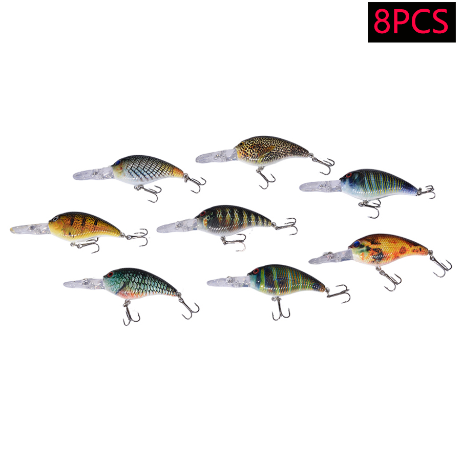 8pcs Jerkbait Minnow ABS Hard  - đánh giá và giá Fishing Lure Jerkbait