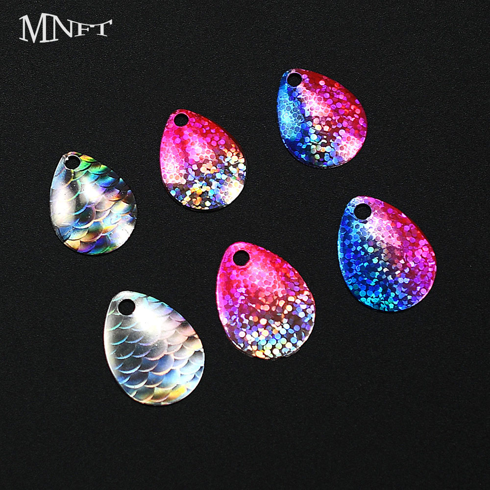 6Pcs Iridescent Fish Scale Spo - đánh giá và giá Fishing Lure Blade Bait