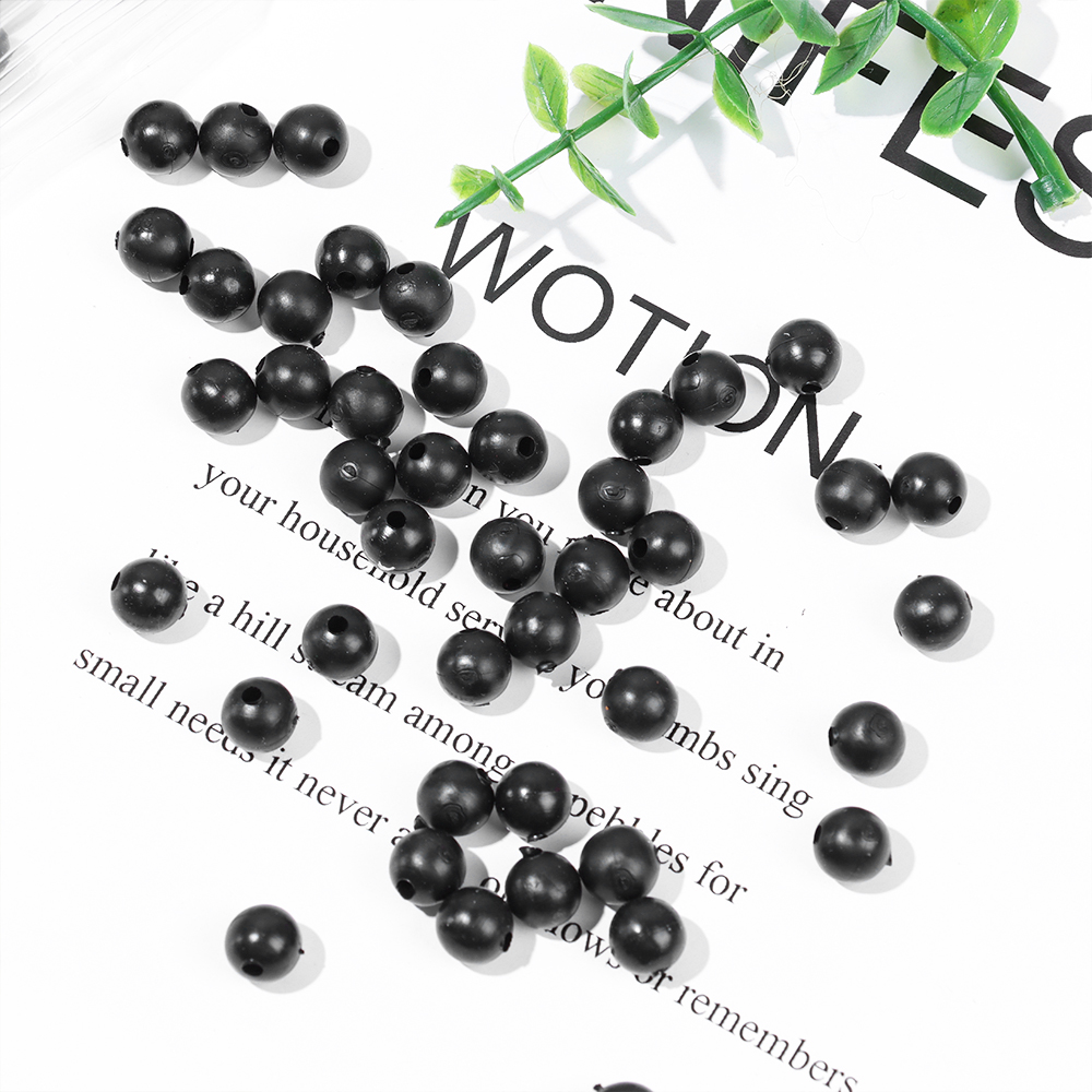 100pcs/lot Fishing Beads Space - đánh giá và giá Fishing Lure Soft Plastic