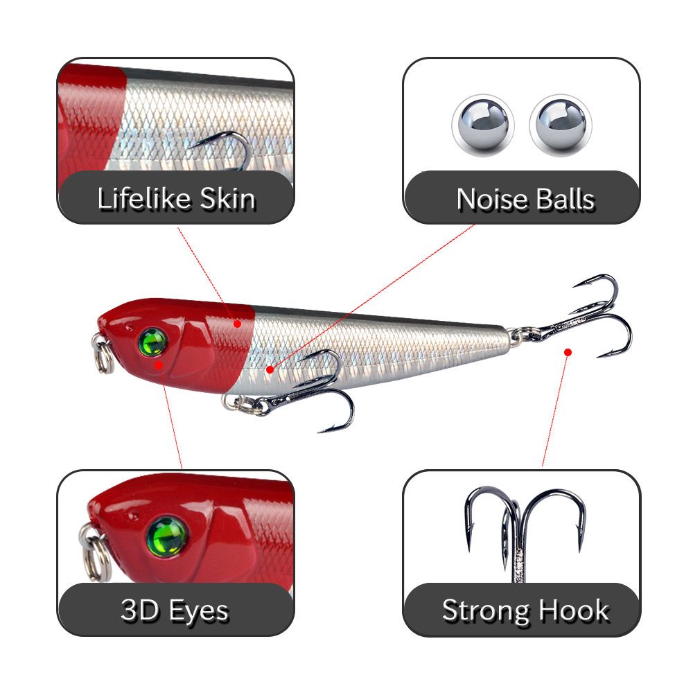 LINGYUE 1 Chiếc Bút Chì Cứng M - đánh giá và giá Fishing Lure Crankbait