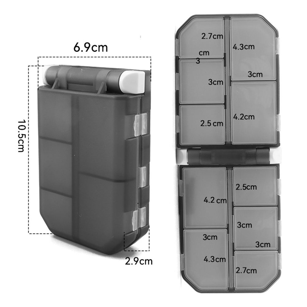 Fishing Tackle Box Double-Side - đánh giá và giá Fishing Lure Accessories