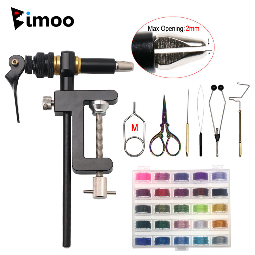 Bimoo 360 ° Quay C-Kẹp Đồ Bay  - đánh giá và giá Fishing Lure Spinner