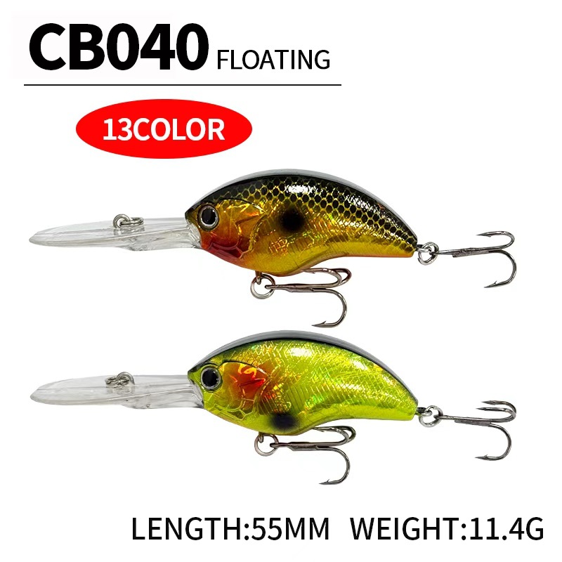 55MM 11.4G Crankbait Fishing L - đánh giá và giá Fishing Lure Jerkbait