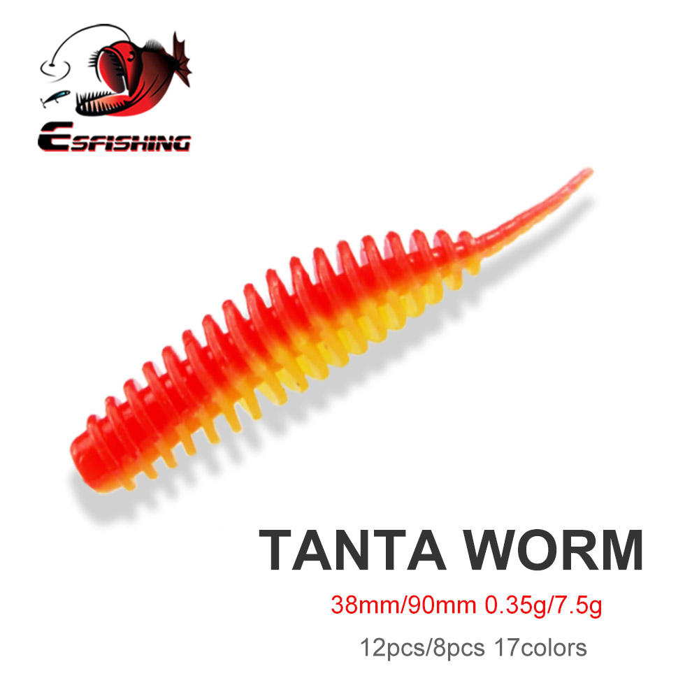 ESFISHING Mới Câu Cá Mồi Câu T - đánh giá và giá Fishing Lure Soft Plastic