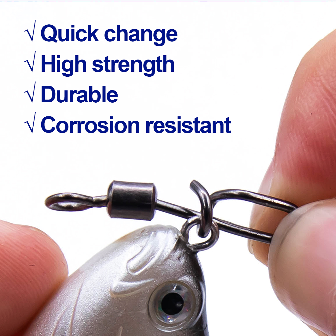 FishTrip Fishing Swivel Snap T - đánh giá và giá Fishing Lure Accessories