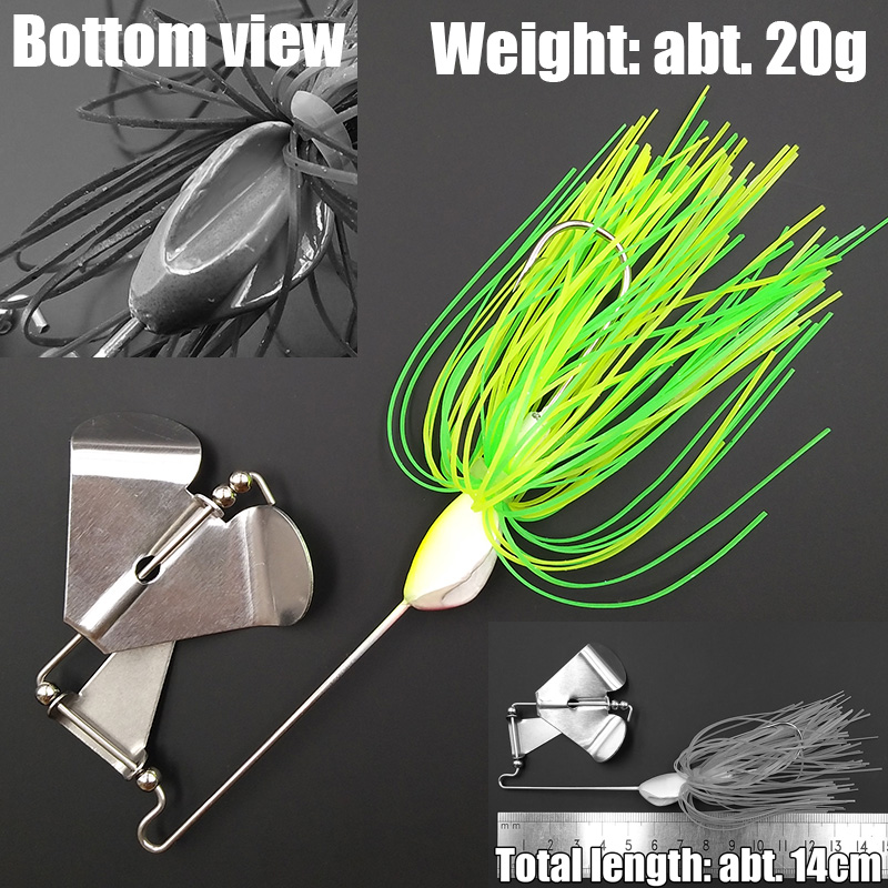 wusanban Lunker Spinner Baits  - đánh giá và giá Fishing Lure Buzzbait