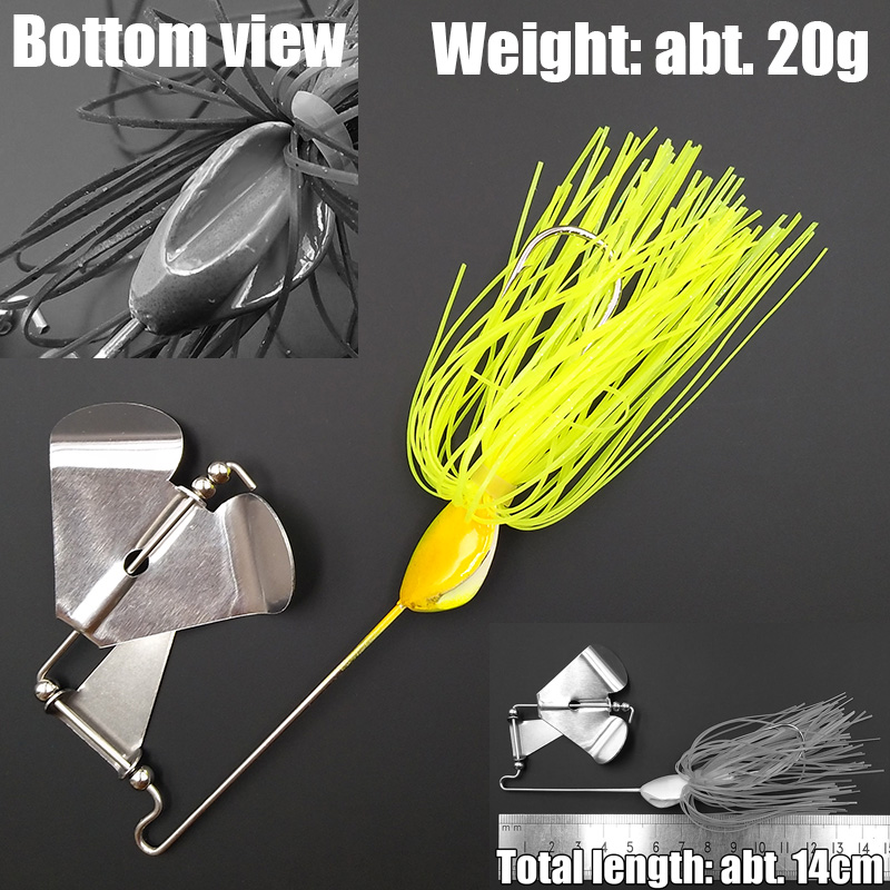 wusanban Lunker Spinner Baits  - đánh giá và giá Fishing Lure Buzzbait