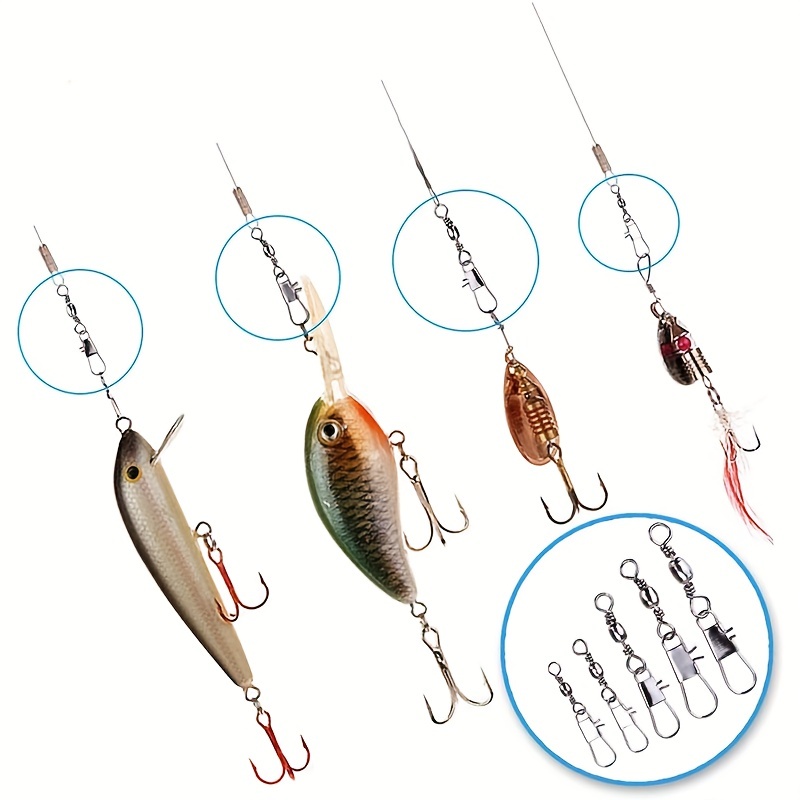 50/200pcs Barrel Snap Swivel F - đánh giá và giá Fishing Lure Accessories